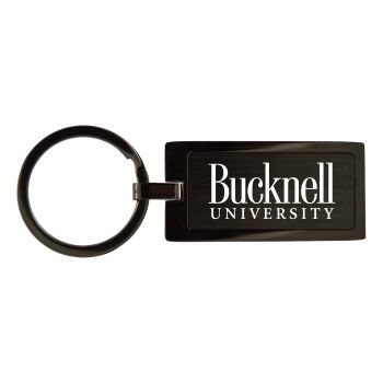 Matte Black Keychain Fob - Bucknell Bison