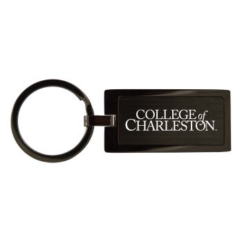 Matte Black Keychain Fob - College of Charleston