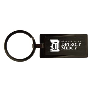 Matte Black Keychain Fob - Detroit Mercy Titans