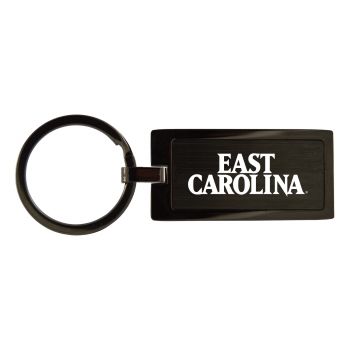 Matte Black Keychain Fob - Eastern Carolina Pirates
