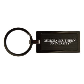 Matte Black Keychain Fob - Georgia Southern Eagles