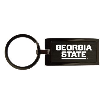 Matte Black Keychain Fob - Georgia State Panthers