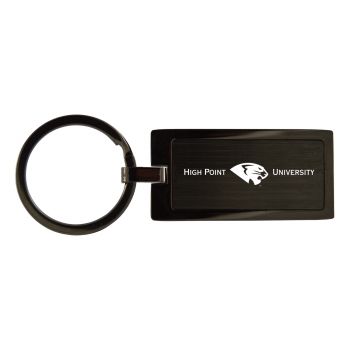 Matte Black Keychain Fob - High Point Panthers