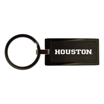 Matte Black Keychain Fob - University of Houston