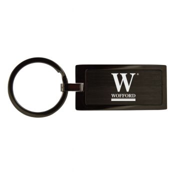 Matte Black Keychain Fob - Wofford Terriers