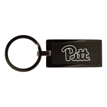 Matte Black Keychain Fob - Pittsburgh Panthers