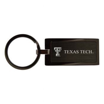 Matte Black Keychain Fob - Texas Tech Red Raiders