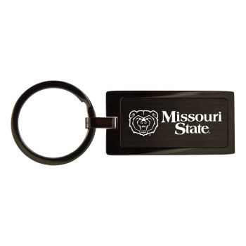 Matte Black Keychain Fob - Missouri State Bears
