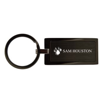Matte Black Keychain Fob - Sam Houston State Bearkats 