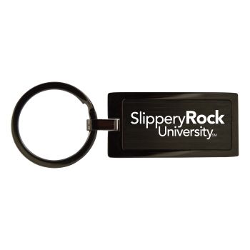 Matte Black Keychain Fob - Slippery Rock