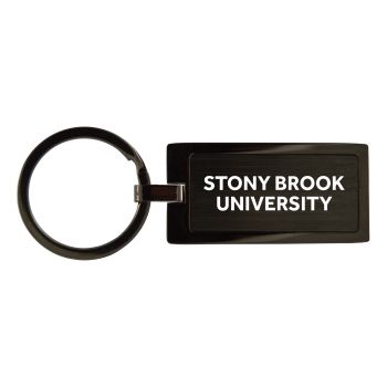 Matte Black Keychain Fob - Stony Brook Seawolves
