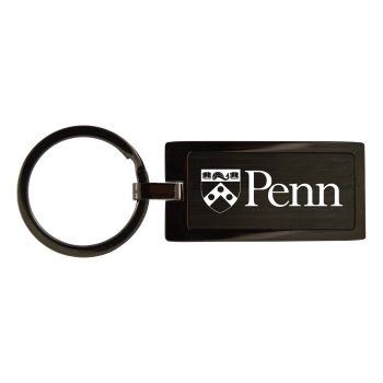 Matte Black Keychain Fob - Penn Quakers
