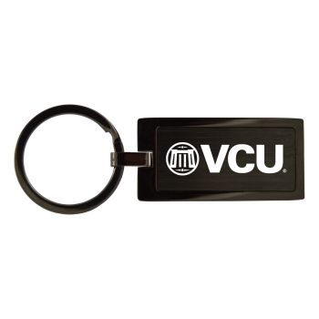 Matte Black Keychain Fob - VCU Rams