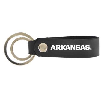 Silicone Keychain Fob - Arkansas Razorbacks