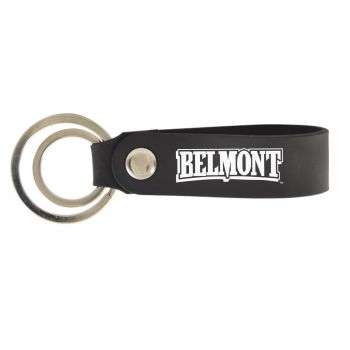 Silicone Keychain Fob - Belmont Bruins