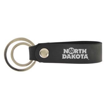 Silicone Keychain Fob - North Dakota Fighting Hawks