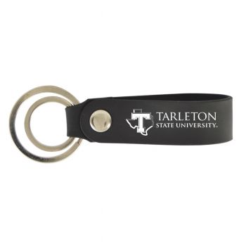 Silicone Keychain Fob - Tarleton State Texans
