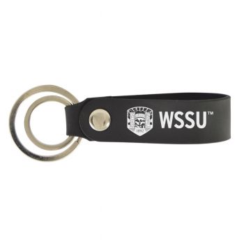 Silicone Keychain Fob - Winston-Salem State University 