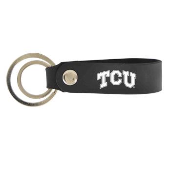 Silicone Keychain Fob - TCU Horned Frogs