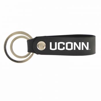 Silicone Keychain Fob - UConn Huskies