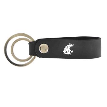 Silicone Keychain Fob - Washington State Cougars