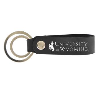 Silicone Keychain Fob - Wyoming Cowboys