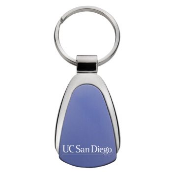 Teardrop Shaped Keychain Fob - UCSD Tritons