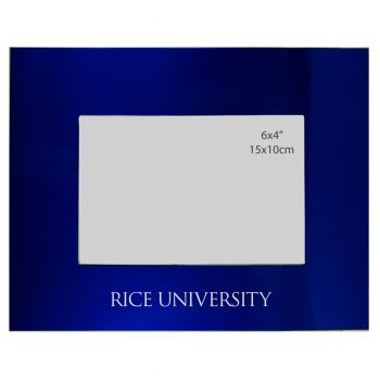 4 x 6  Metal Picture Frame - Rice Owls