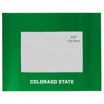 4 x 6  Metal Picture Frame - Colorado State Rams