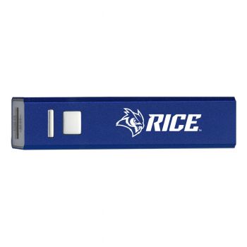 Quick Charge Portable Power Bank 2600 mAh - Rice Owls