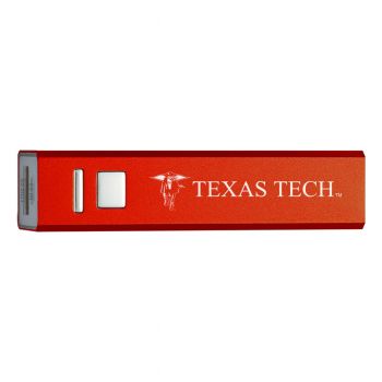 Quick Charge Portable Power Bank 2600 mAh - Texas Tech Red Raiders