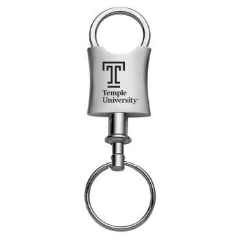 Tapered Detachable Valet Keychain Fob - Temple Owls
