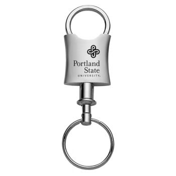 Tapered Detachable Valet Keychain Fob - Portland State 