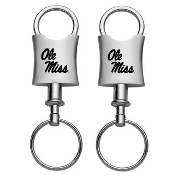 Tapered Detachable Valet Keychain Fob - Ole Miss Rebels
