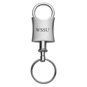 Tapered Detachable Valet Keychain Fob - Winston-Salem State University 