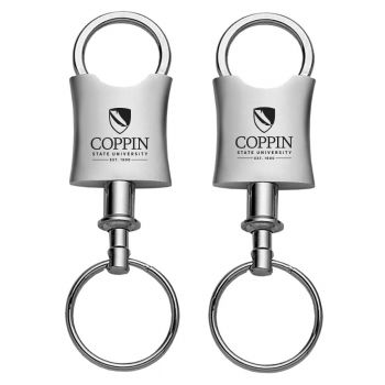 Tapered Detachable Valet Keychain Fob - Coppin State Eagles