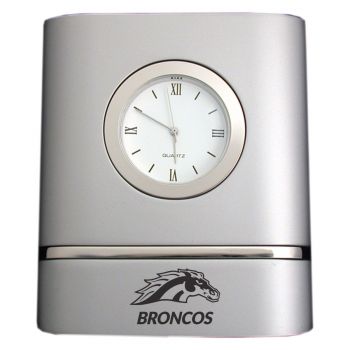 Modern Desk Clock - Western Michigan Broncos