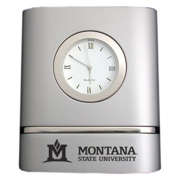 Modern Desk Clock - Montana State Bobcats