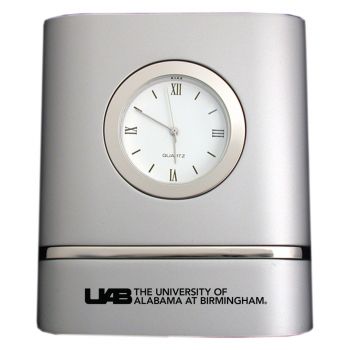 Modern Desk Clock - UAB Blazers
