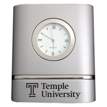 Modern Desk Clock - Temple Owls
