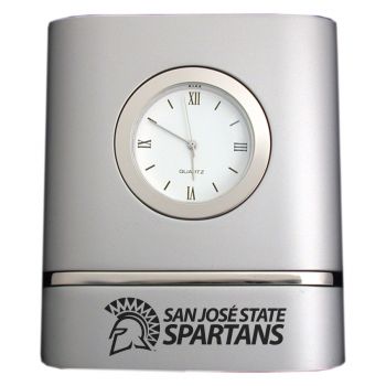 Modern Desk Clock - San Jose State Spartans