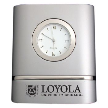 Modern Desk Clock - Loyola Ramblers
