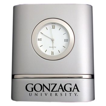 Modern Desk Clock - Gonzaga Bulldogs