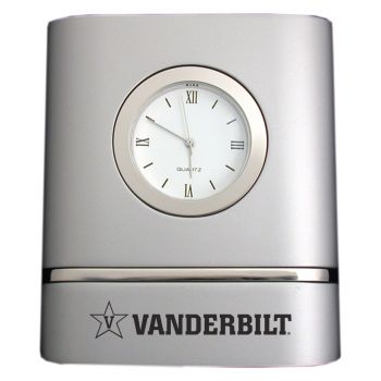 Modern Desk Clock - Vanderbilt Commodores