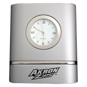 Modern Desk Clock - Akron Zips