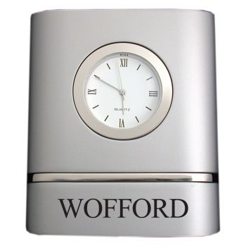 Modern Desk Clock - Wofford Terriers