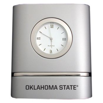 Modern Desk Clock - Oklahoma State Bobcats