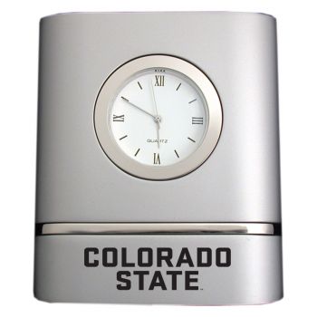 Modern Desk Clock - Colorado State Rams