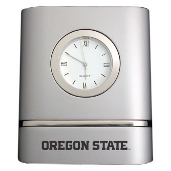 Modern Desk Clock - Oregon State Beavers