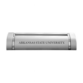 Desktop Business Card Holder - Arkansas State Red Wolves